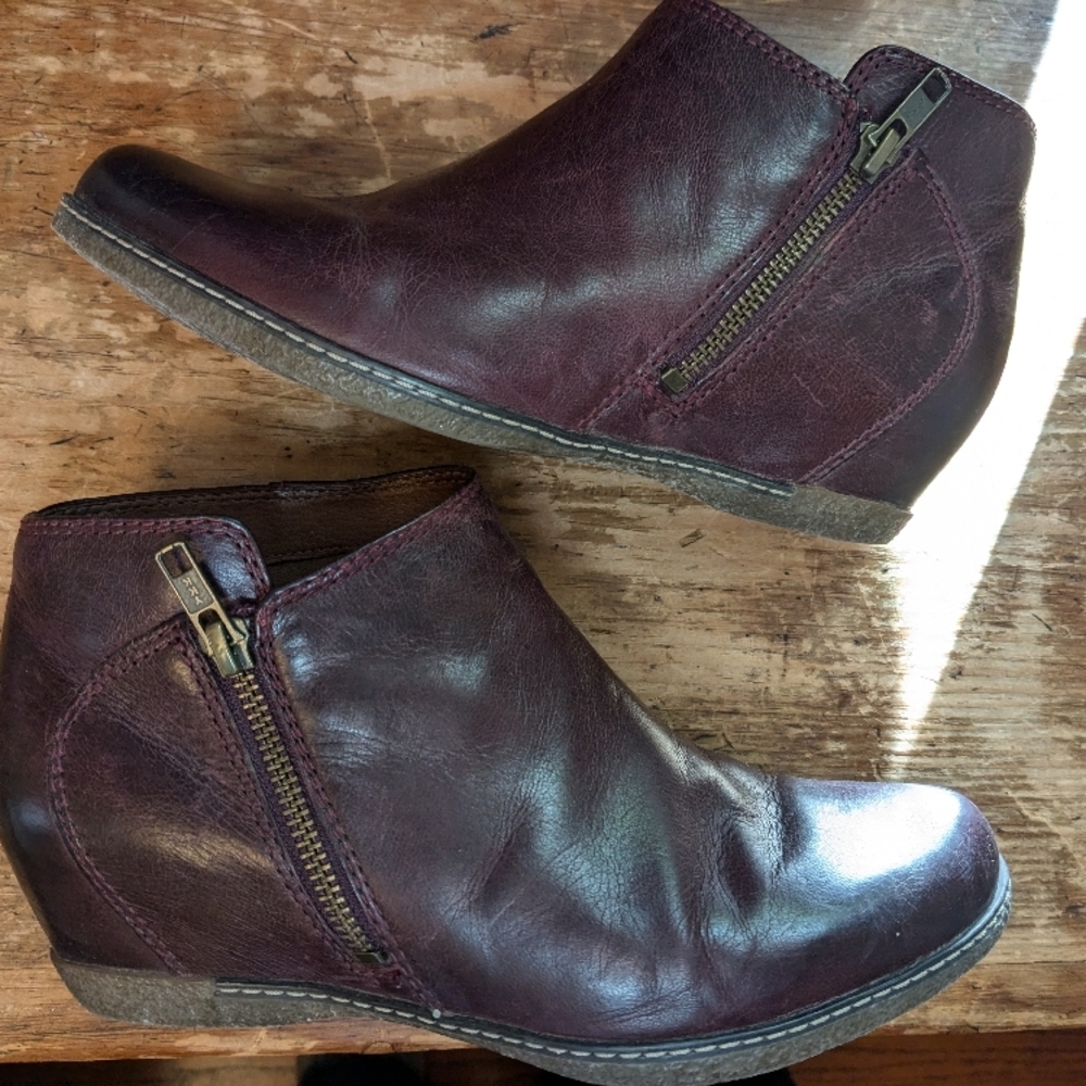 Dansko Red Ankle Boots